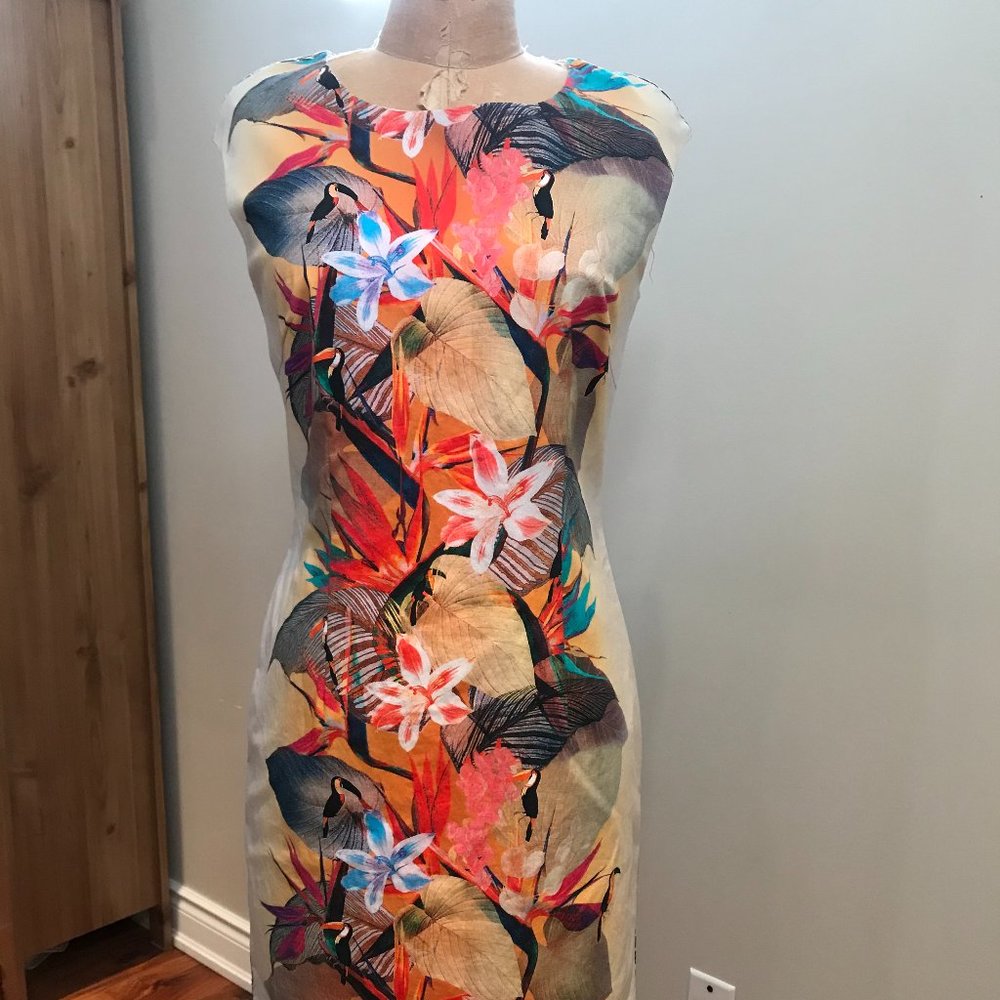Simon Chang Dress Leopard print back